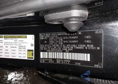 2024 Toyota Corolla Cross Le from USA, damaged, VIN 7MUBAABG3RV098589